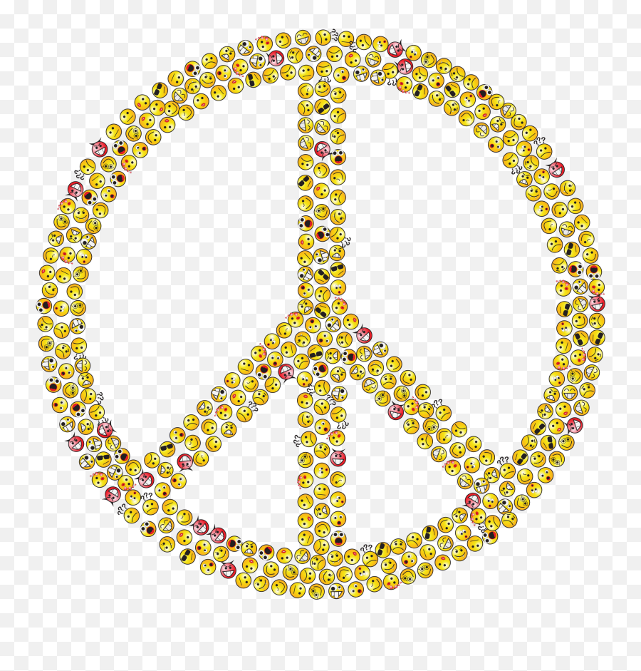 Peace Clipart Peace Emoji Peace Peace Emoji Transparent - Peace Sign Black And White,Kk Emojis