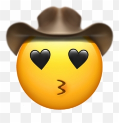 Cowboy Emojiiphone Iphone Emoji Cœur - Happy,Cowboy Emojis For Iphone