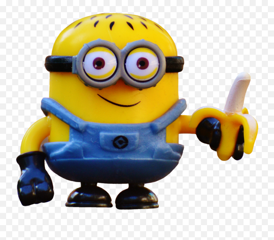 Minion Funny Figure Cute Banana - Minion Toys Png Emoji,Despicable Me Minion Emoticon