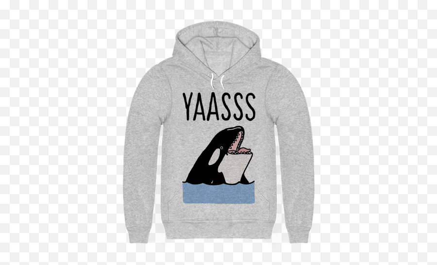Yaasss Orca T - Long Sleeve Emoji,Freshtops Emoji