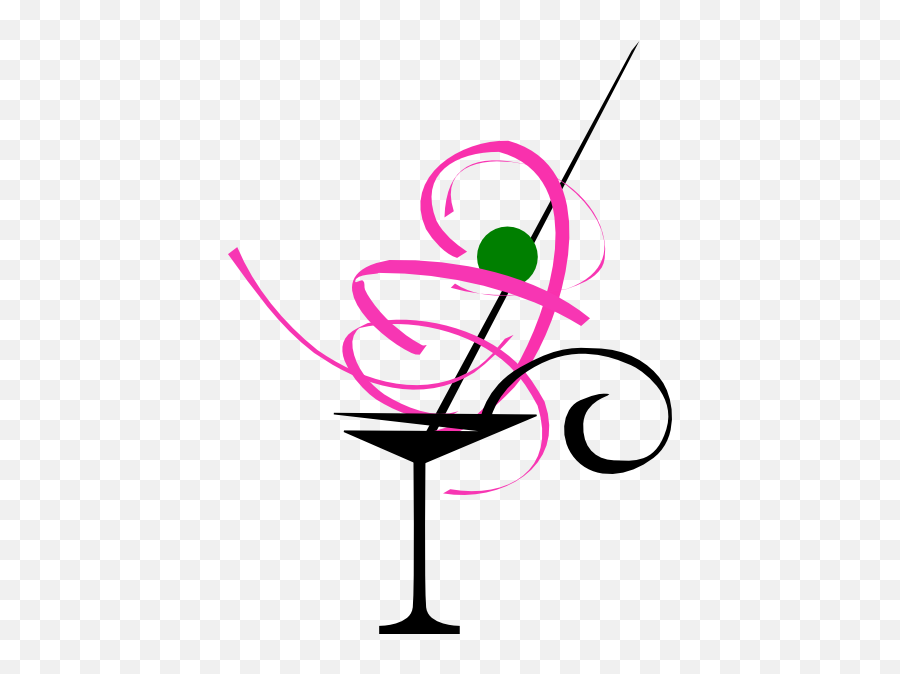 Pink Martini Glass Clip Art Image Search Results Clipart - Cocktail Glass Clipart Png Emoji,Martini Emoji