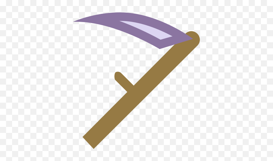Scythe Icon - Horizontal Emoji,Scythe Emoji