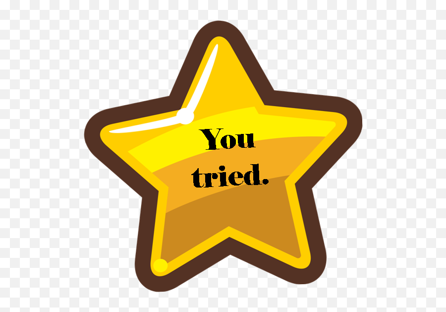 You Tried Star Dunlap Public Library District - Sticker Transparent Background You Tried Star Png Emoji,Star Emoji Transparent Background