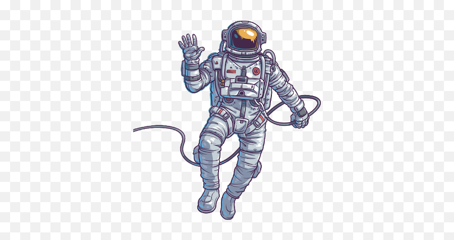 Ftestickers Astronaut Space Man Sticker - Astronaut Png Emoji,Space Man Emoji