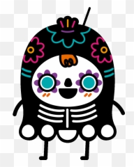 40 Best Collections Clipart Pan De - Gif Dia De Muertos Kawaii Emoji,Asriel Emoji