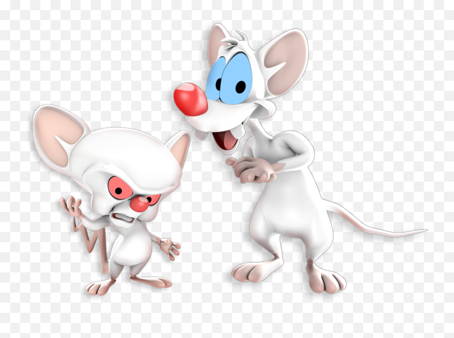 3dmodeling - Fictional Character Emoji,Pinky And The Brain Emoticon