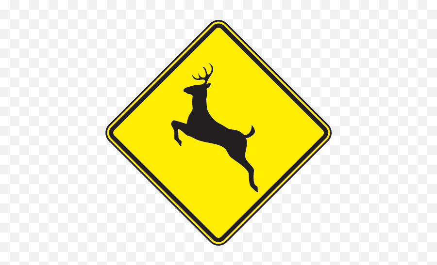 Accessing Dep Land - Deer Crossing Sign Emoji,Buck Deer Emoji