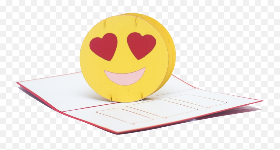 Download Love Emoji Pop Up Card - Smiley Png Image With No Happy,Love Emoji