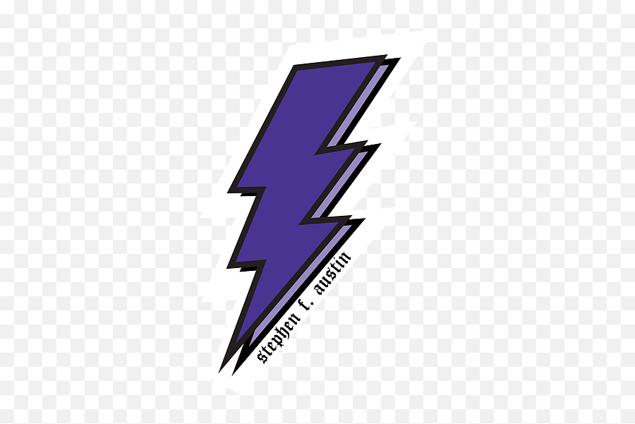 Stephen F Austin Lkbstickersss - Vertical Emoji,Text Emoticons Lightning Bolt