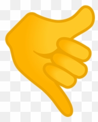 Call Me Hand Emoji - Call Me Hand Emoji,Shaka Emoji