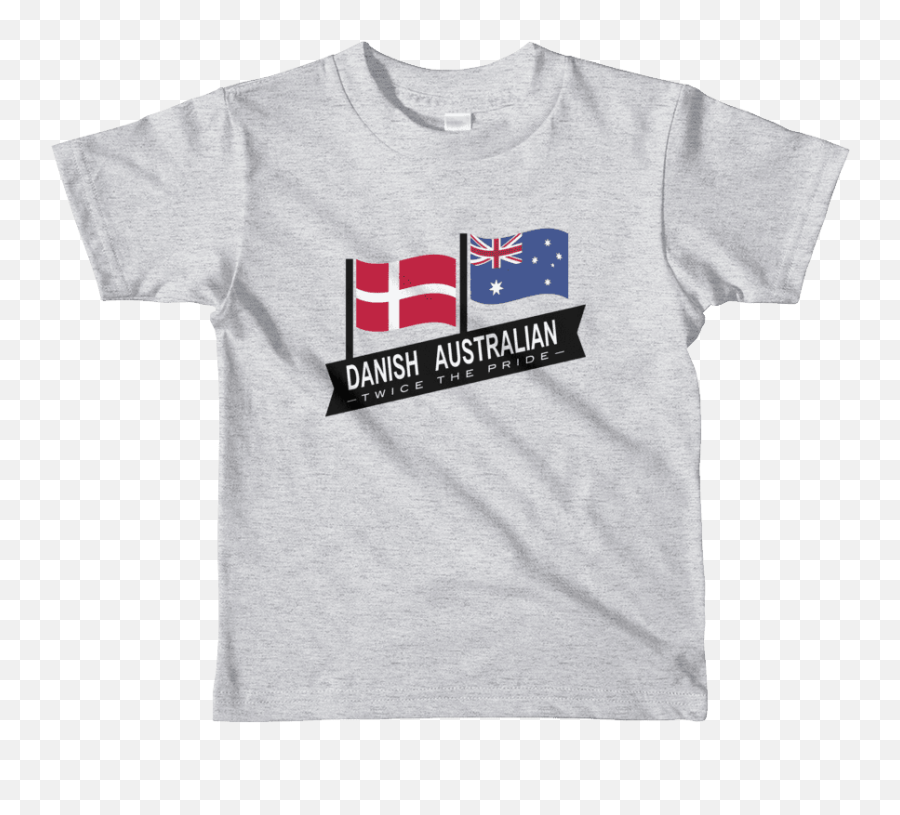Danish Australian Kids T - Personalized Birthday Shirts For Boy Toddlers Emoji,Danish Flag Emoji