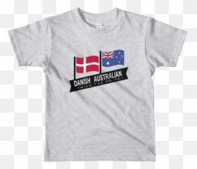 Danish Australian Kids T - Personalized Birthday Shirts For Boy Toddlers Emoji,Danish Flag Emoji