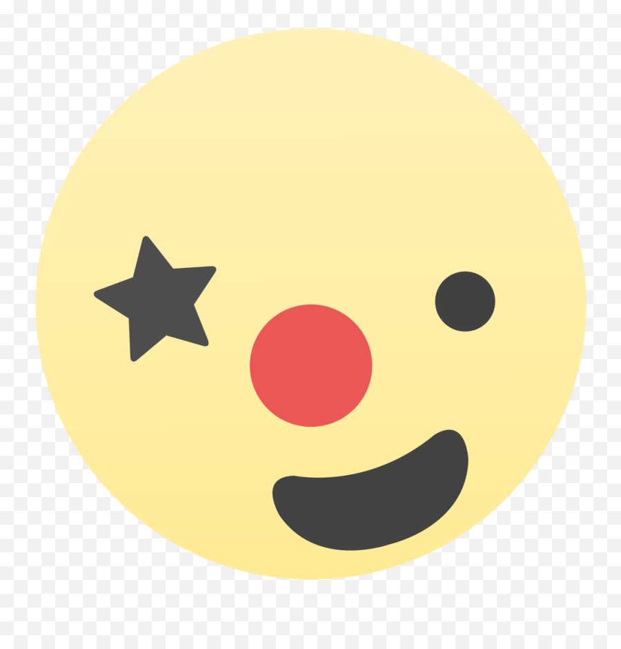 Antu Face - Happy Emoji,Clown Face Emoticon -emoji
