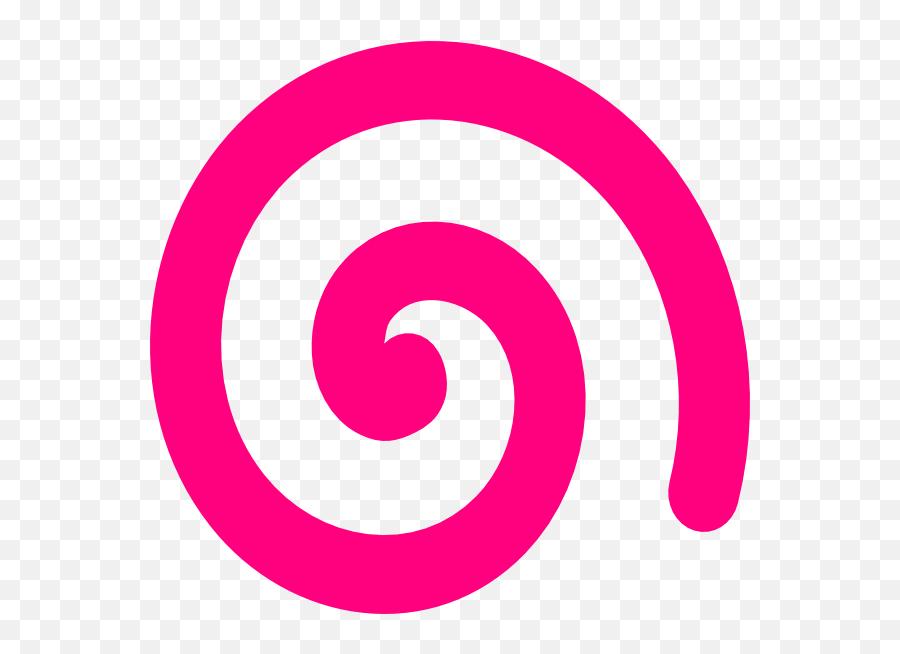 Pink Spiral Clipart - Png Download Full Size Clipart Covent Garden Emoji,Spiral Eyes Emoticon