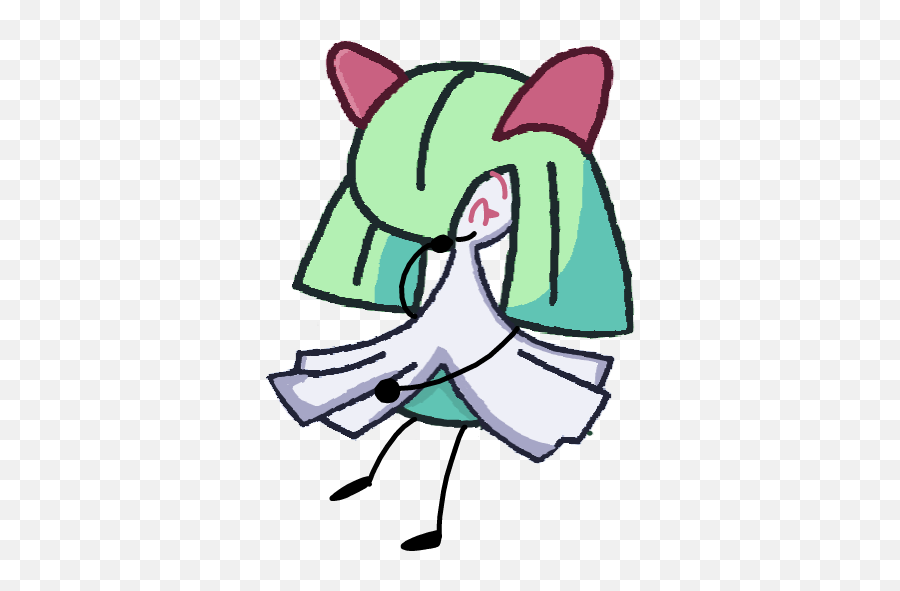 Kirlia - Fictional Character Emoji,Kirlia The Emotion Wolf