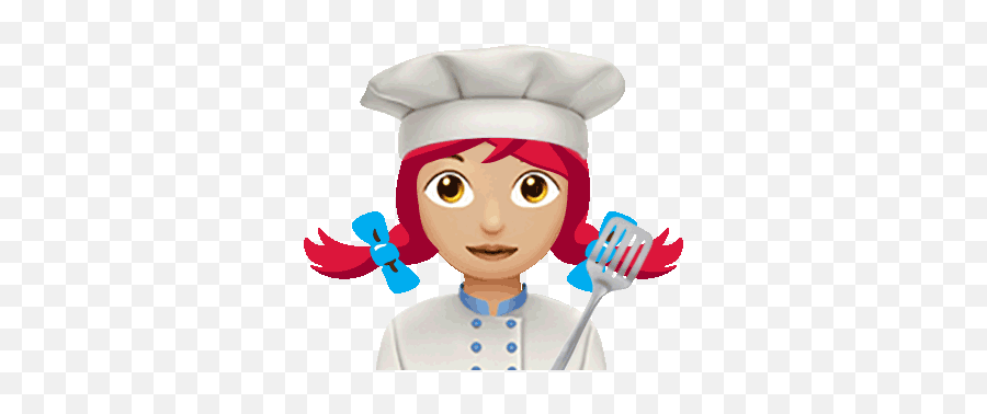 Wendyu0027s Social U2014 Conor Clarke Art Director - Animated Female Chef Gif Emoji,Thinking Emoji Gifs