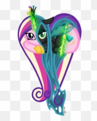 Magic Mare Pony Princess Cadance - Queen Chrysalis My Little Pony Changeling Emoji,Fake Emotions Hide