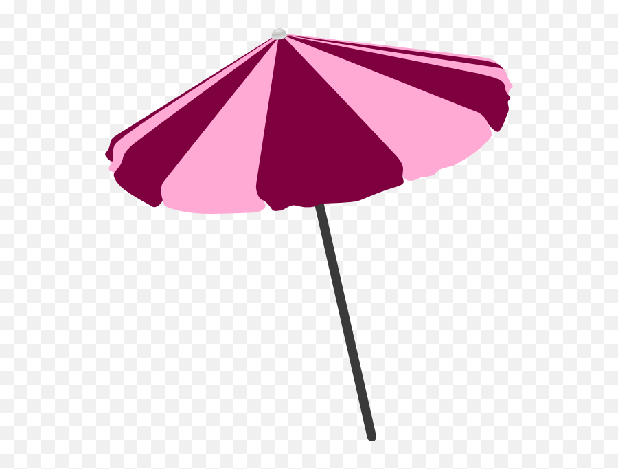 Pink Beach Umbrella Clipart Transparent Cartoon - Jingfm Clip Art Emoji,Beach Umbrella Emoji