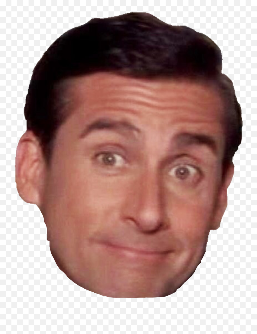 Theoffice The Office Michael Sticker - Michael Scott Face Png Emoji,Mike Scott Emojis