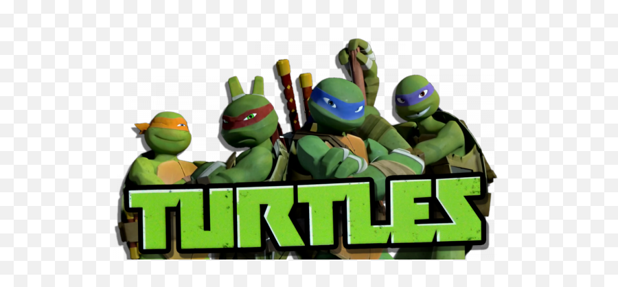 Ninja Turtle Clip Art - Tmnt 2012 Transparent Logo Emoji,Ninja Turtle Emoji Download