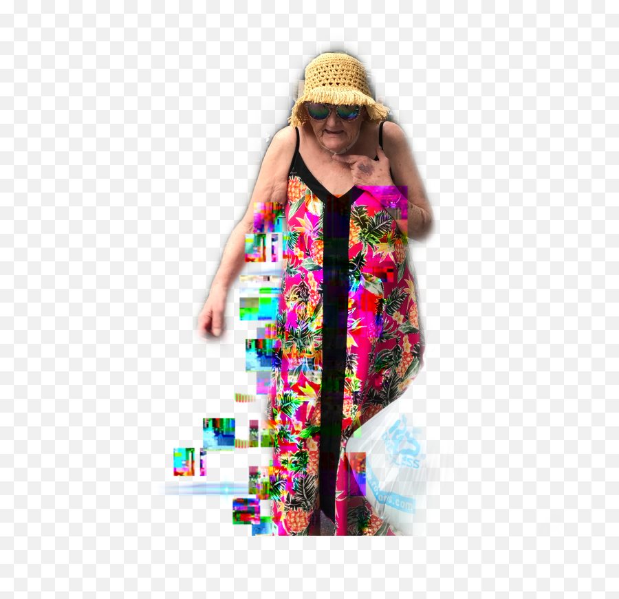 Scglitchy Glitchy Lady Fabolous Sticker - For Women Emoji,Fabolous Emoji App