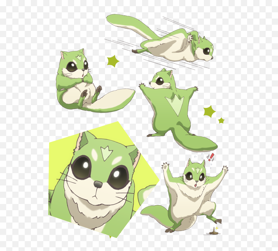100 - Png Japanese Dwarf Flying Squirrel Glowing Emoji,Jappan Emojis
