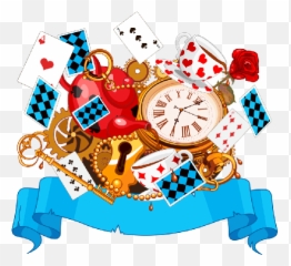 Alice In Wonderland 2 Clip Art 2 - Alice In Wonderland Clipart Png Emoji,Alice In Wonderland Emojis