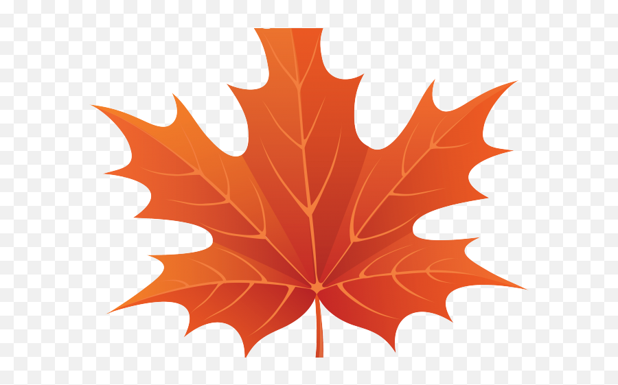 Fall Maple Leaf Clipart - Fall Transparent Leaf Emoji,Leaf Emoji