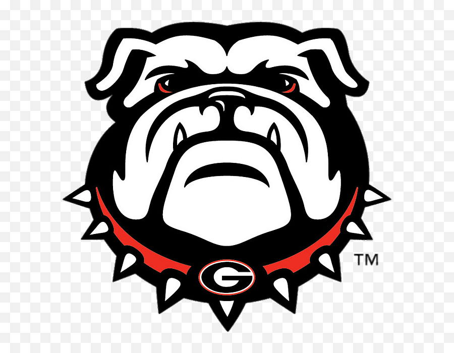 Georgia Bulldogs Mascotte Head Transparent Png - Stickpng Emoji,Notre Dam Emojis