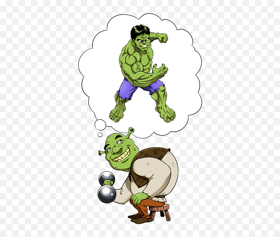 Parody Of Final Fantasy Vii - Ffvii Shrek And Hulk Emoji,Iphone Shrek Emoji