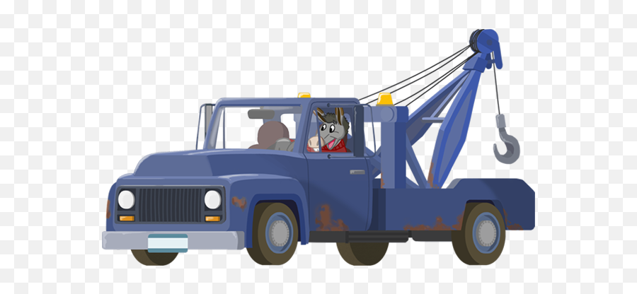 Big City Vehicles By The Melody Book Emoji,Tow Truck Emoticon