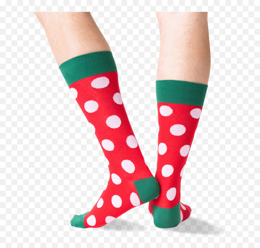 Menu0027s Christmas Polka Dot Crew Socks U2013 Hotsox Emoji,Christmas Emojis Coloring Pages