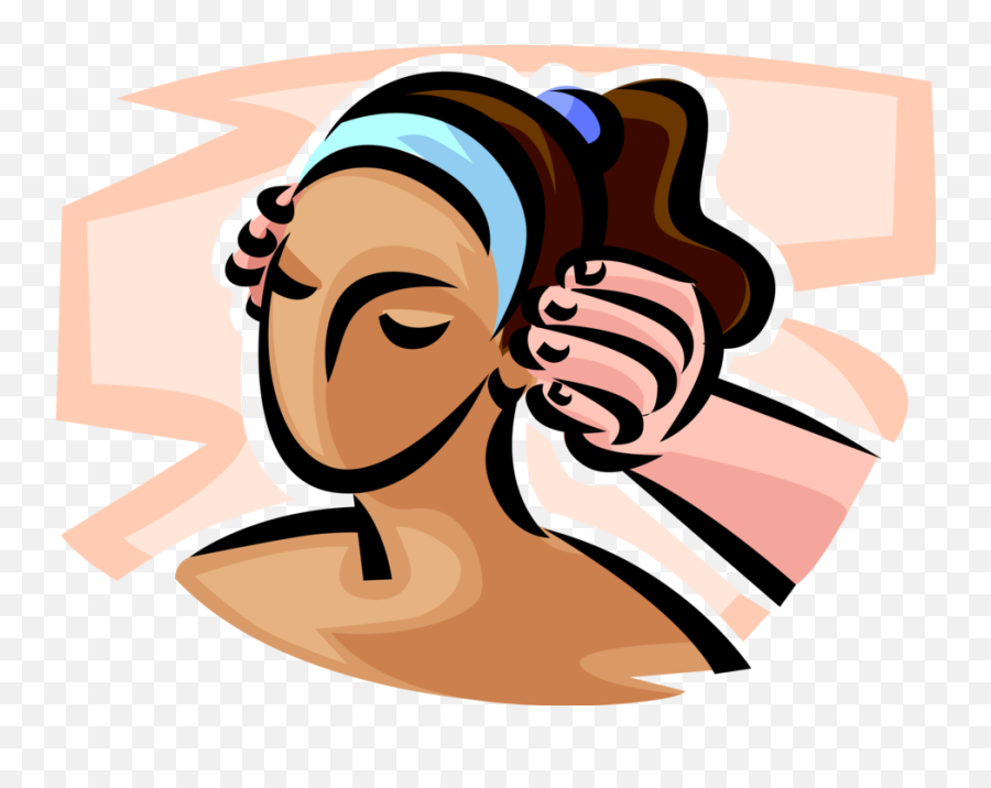 Massage Clipart Head Massage Massage - Head Massage Clipart Png Emoji,Massage Emoji