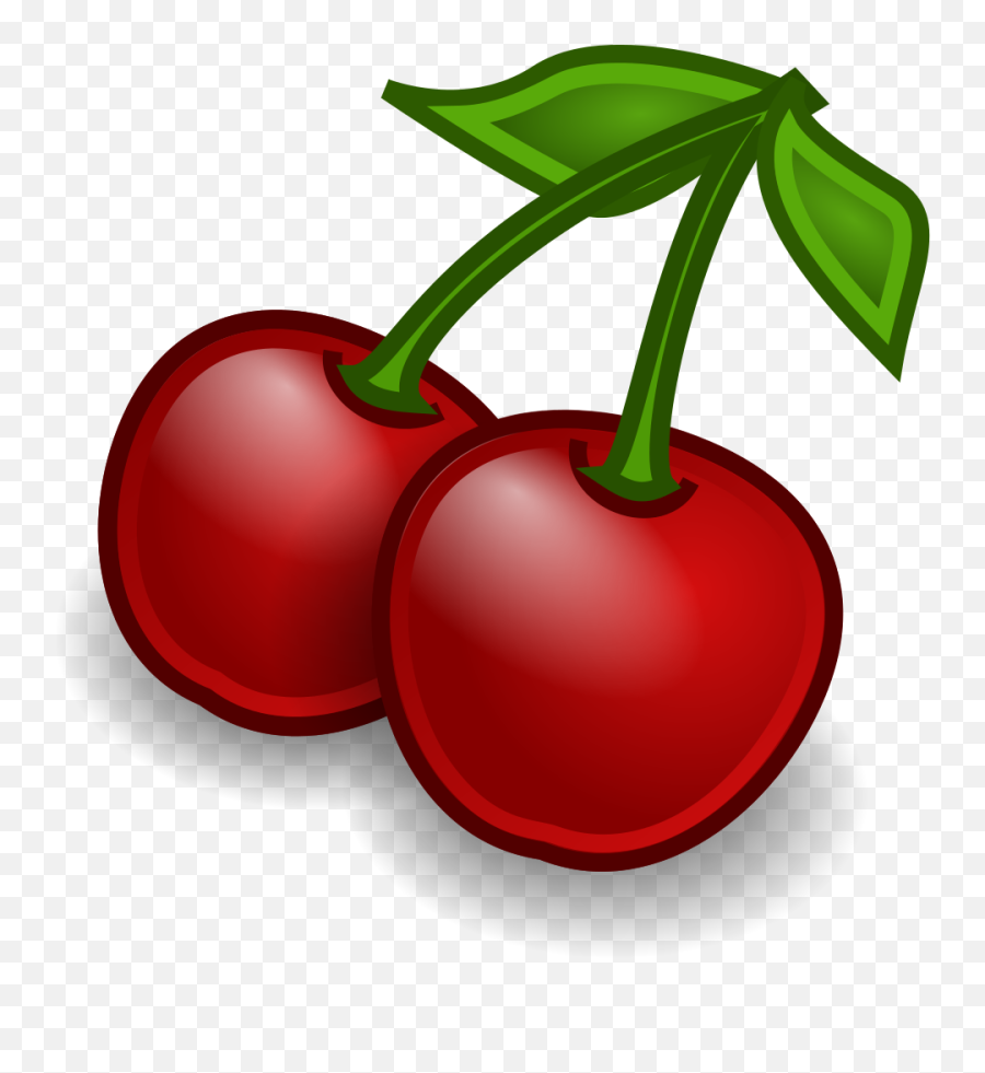 Cartoon Fruits - Fruit Clip Art Emoji,Cherry Emoji