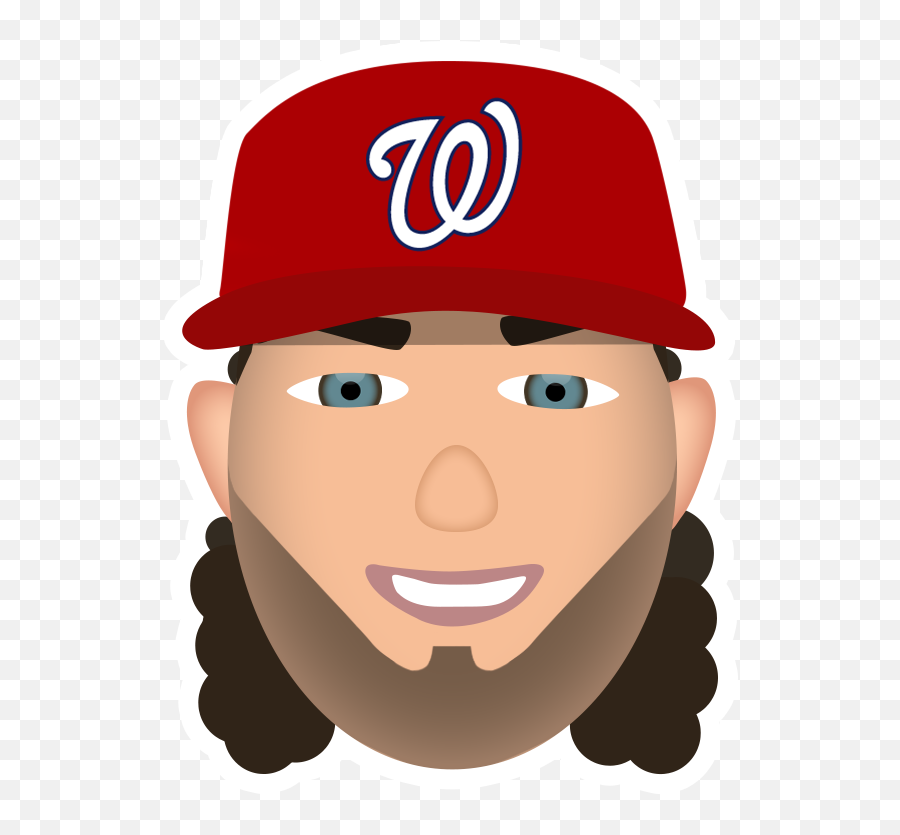 Nationals Emojis Fans Washington Nationals - Dave Martinez,Cap Emoji