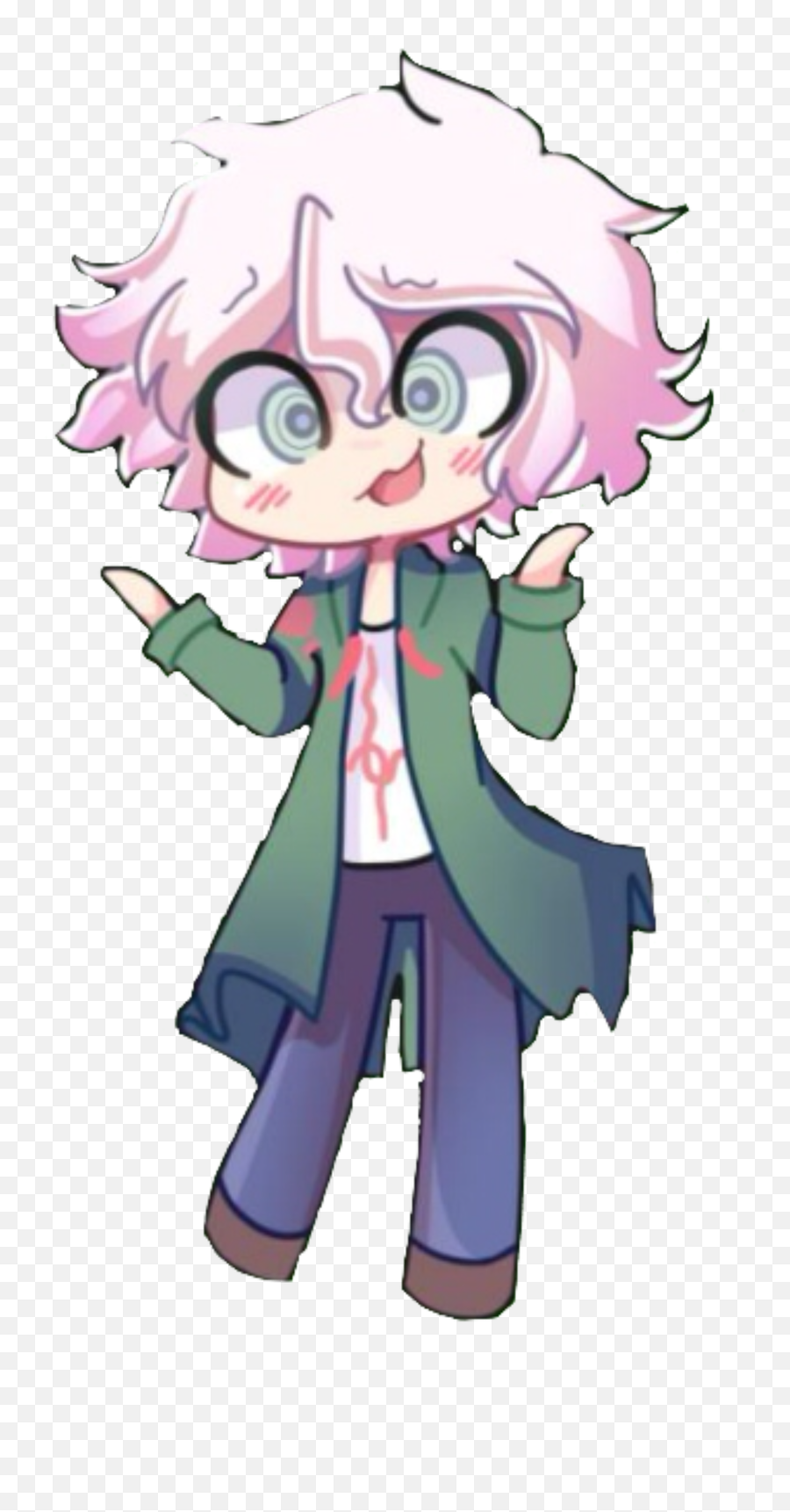 Nagito Komaeda Sticker - Fictional Character Emoji,Komaeda Emoji