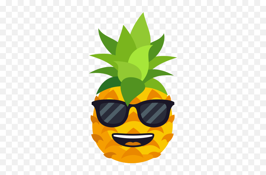 Summer Fun By Emojione By Joypixels Inc - Transparent Transparent Background Pineapple Clipart,Picnic Basket Emoji