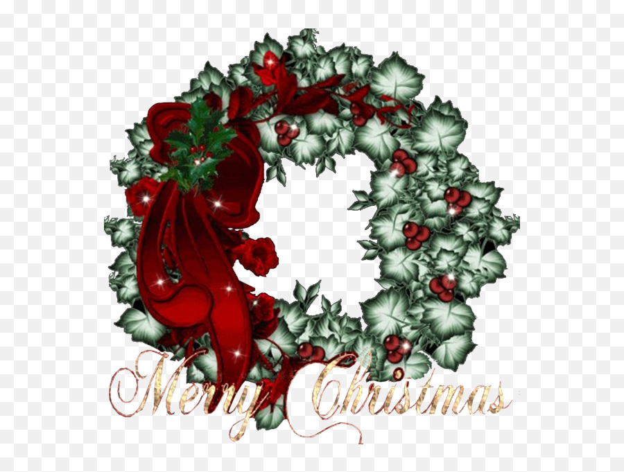 Christmas Wreath Psd Official Psds - Gif De Corona Navideña Emoji,Christmas Reef Emoji