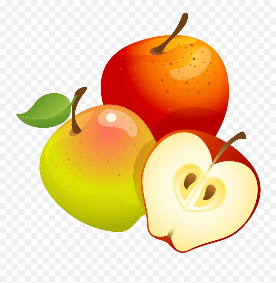 Clipart Apples Orange - Apples And Honey And Shofar Png Fruit Apples Clipart Emoji,Candy Apple Emoji