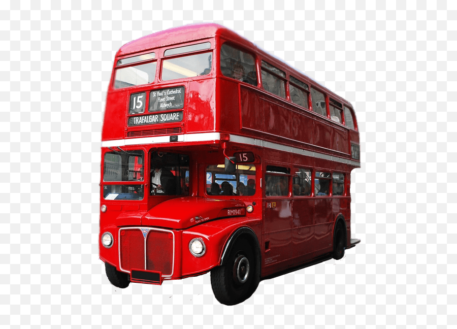 Clipart Bus Bus London Clipart Bus Bus London Transparent - Double Decker Bus London Png Emoji,Percy Jackson Trident Emoji