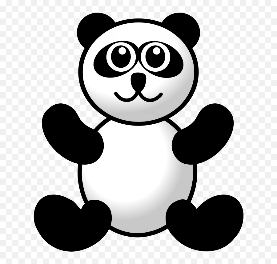 Clipart Panda - Free Clipart Images Con Gu Trúc Vector Emoji,Boneka Emoticon Line