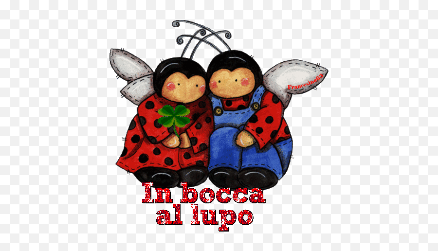 Immagini Divertenti Gif In Bocca Al Lupo - Animate In Bocca Al Lupo Emoji,Emoticon Ridere A Crepapelle