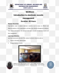 Doc Ncim222 Introduction To Electronic Records Management - Document Emoji,Emotions In Wordpad