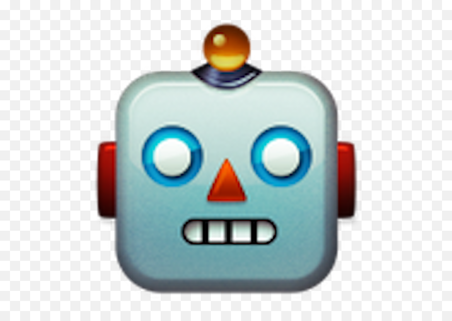 Chatbots Will Take Over Customer Service Not So Fast - Iphone Robot Emoji,I Care Emoji