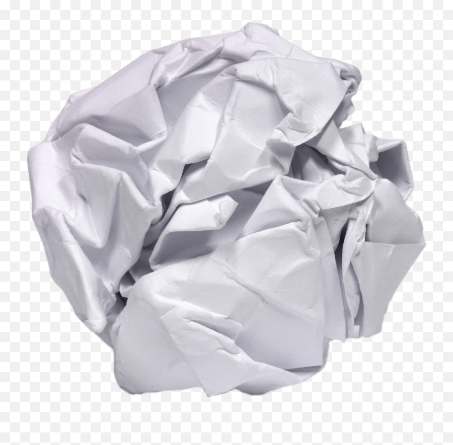 Crumpled Paper Ball - Crumpled Paper Ball Png Transparent Transparent Cartoon Crumpled Paper Emoji,Emoticon Carátula