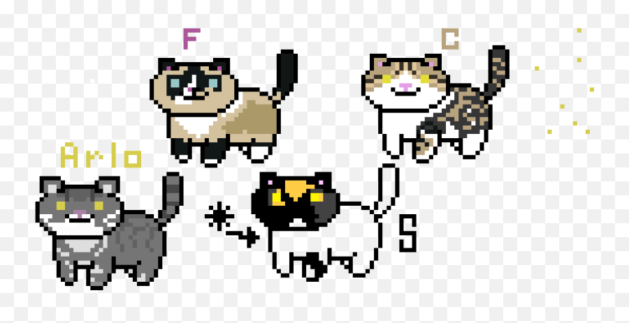 Pixel Art Gallery - Dot Emoji,Why Does Aj Use Cat Emojis