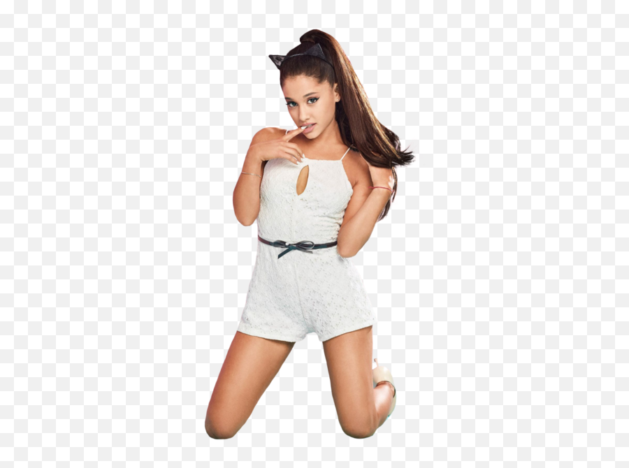 Ariana Grande In White Outfit Png Official Psds - Body Full Body Ariana Grande Emoji,Ariana Grande Emoji