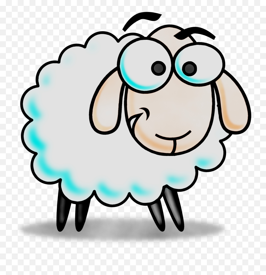 Clip Art Sheep Illustration Image - Sheep Silhouette Outline Emoji,Sheep Emoticon