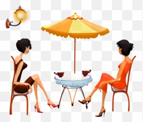 Keto Diet Plan For Beginners Is A New - Girls At A Cafe Cartoon Emoji,Ketogenic Emoticon