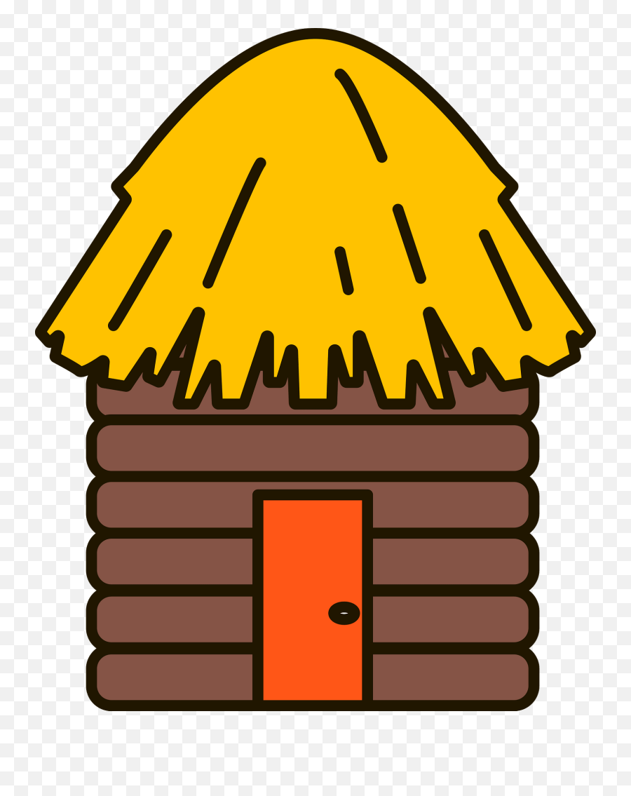 Hut Clipart Free Download Transparent Png Creazilla - Horizontal Emoji,House And Tree Emoji